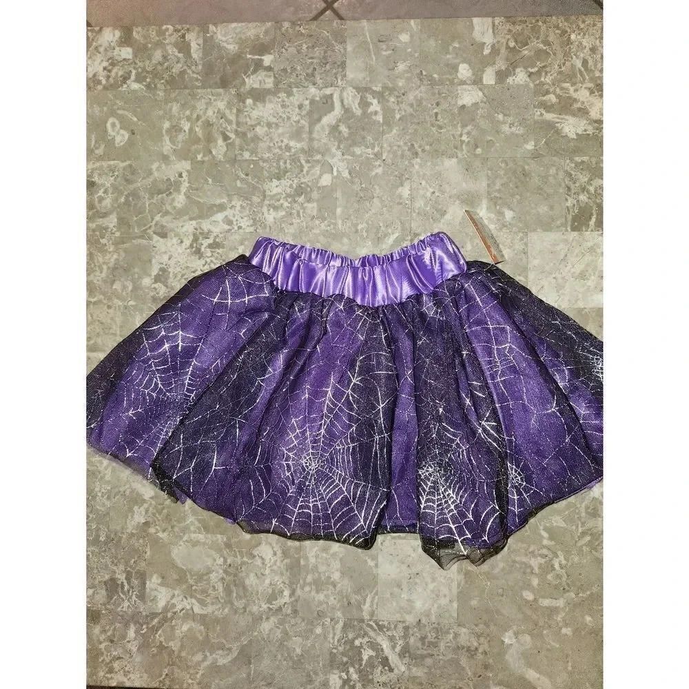 Halloween purple spiderweb Tutu ages 3-8